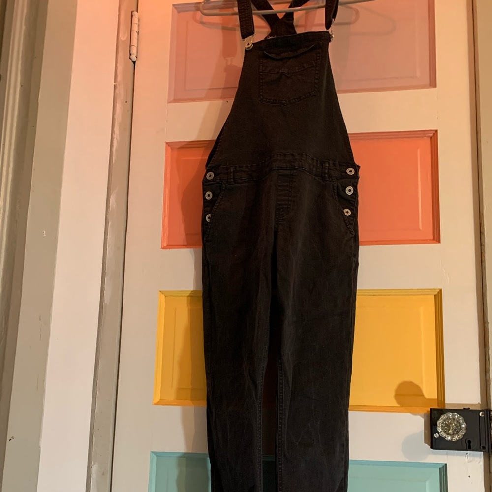 Women’s size M black overalls